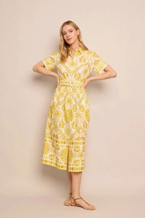 Malena Dress Mystic Yellow Love Glow