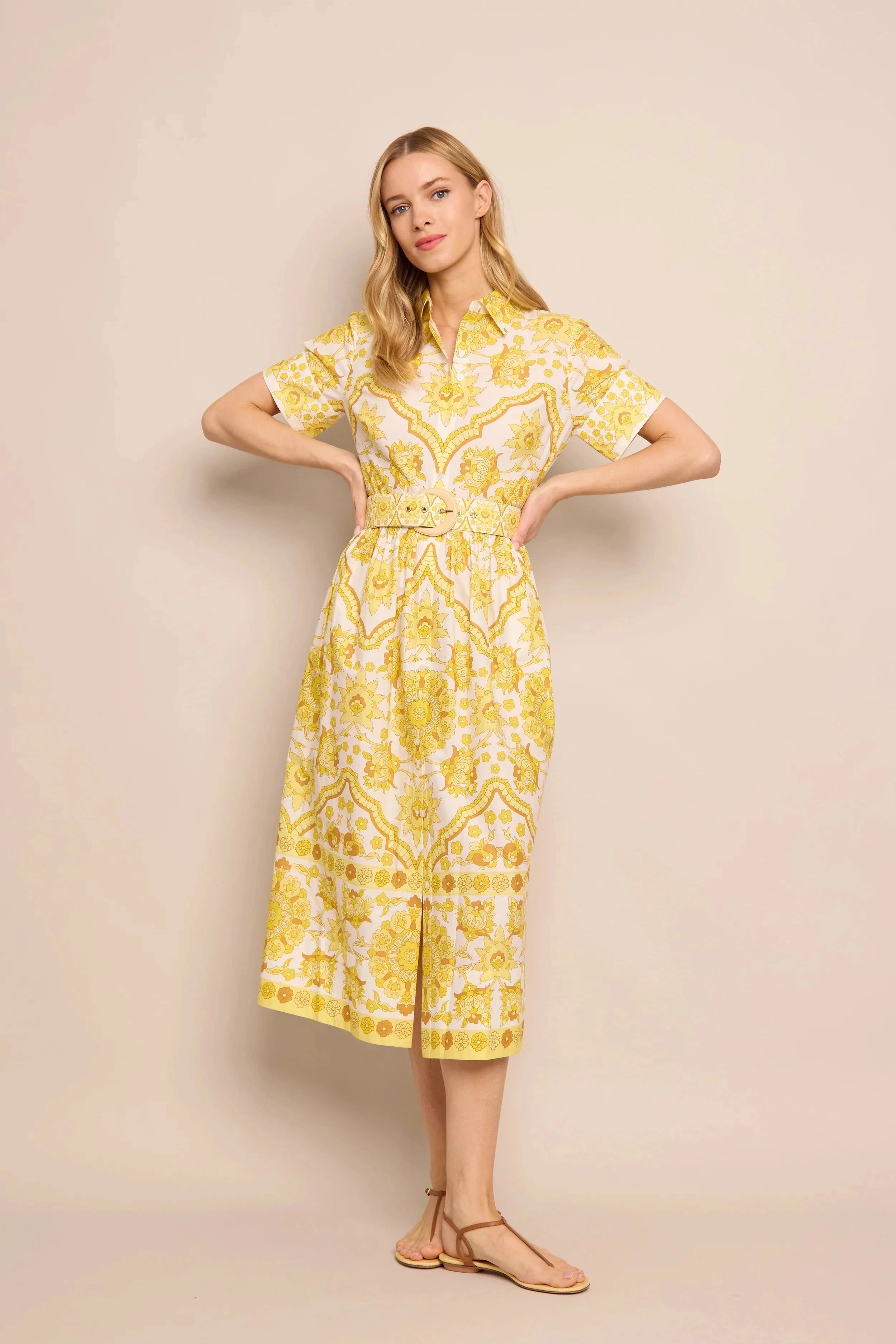 Malena Dress Mystic Yellow Love Glow