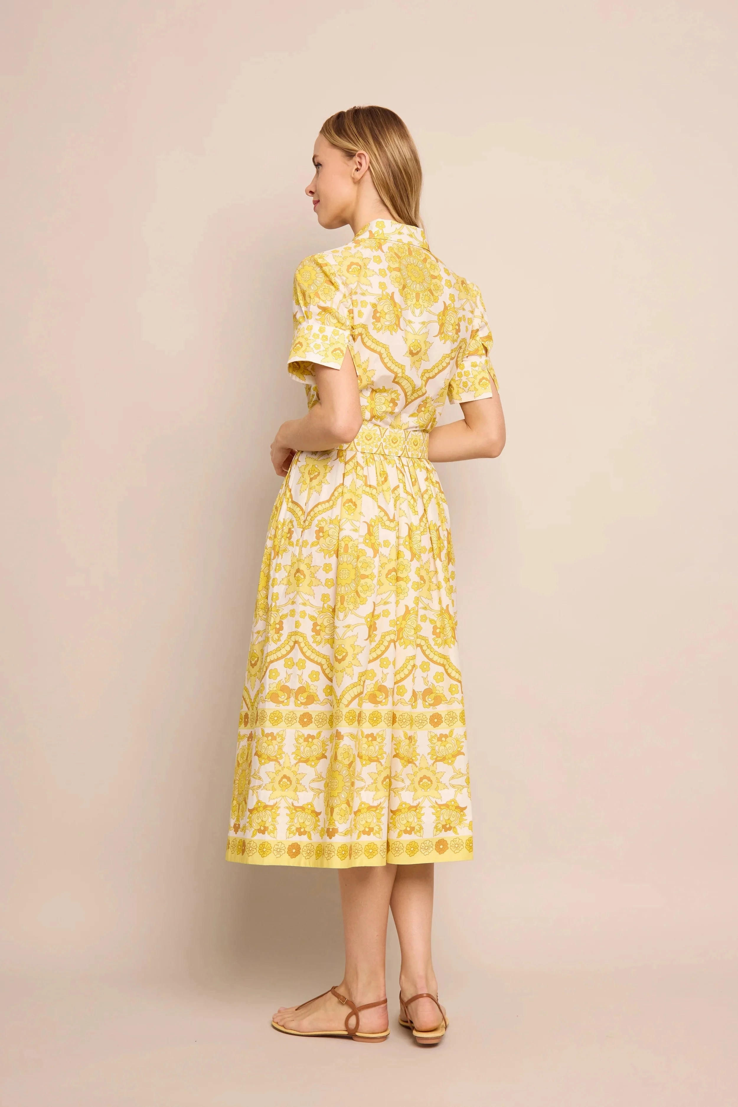 Malena Dress Mystic Yellow Elegant holiday wear