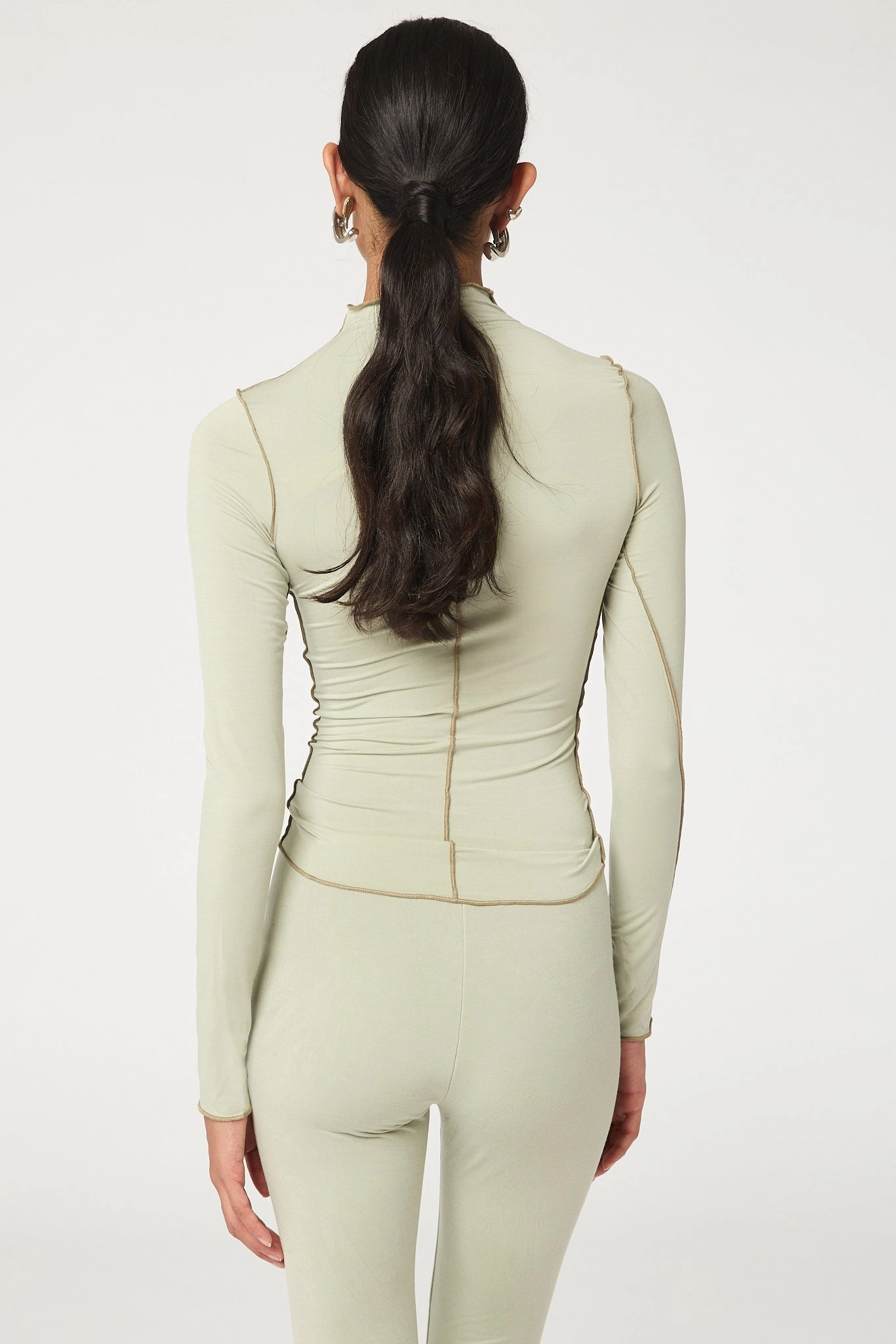 Reflective Trim Elasticized Waistband ZANE TOP