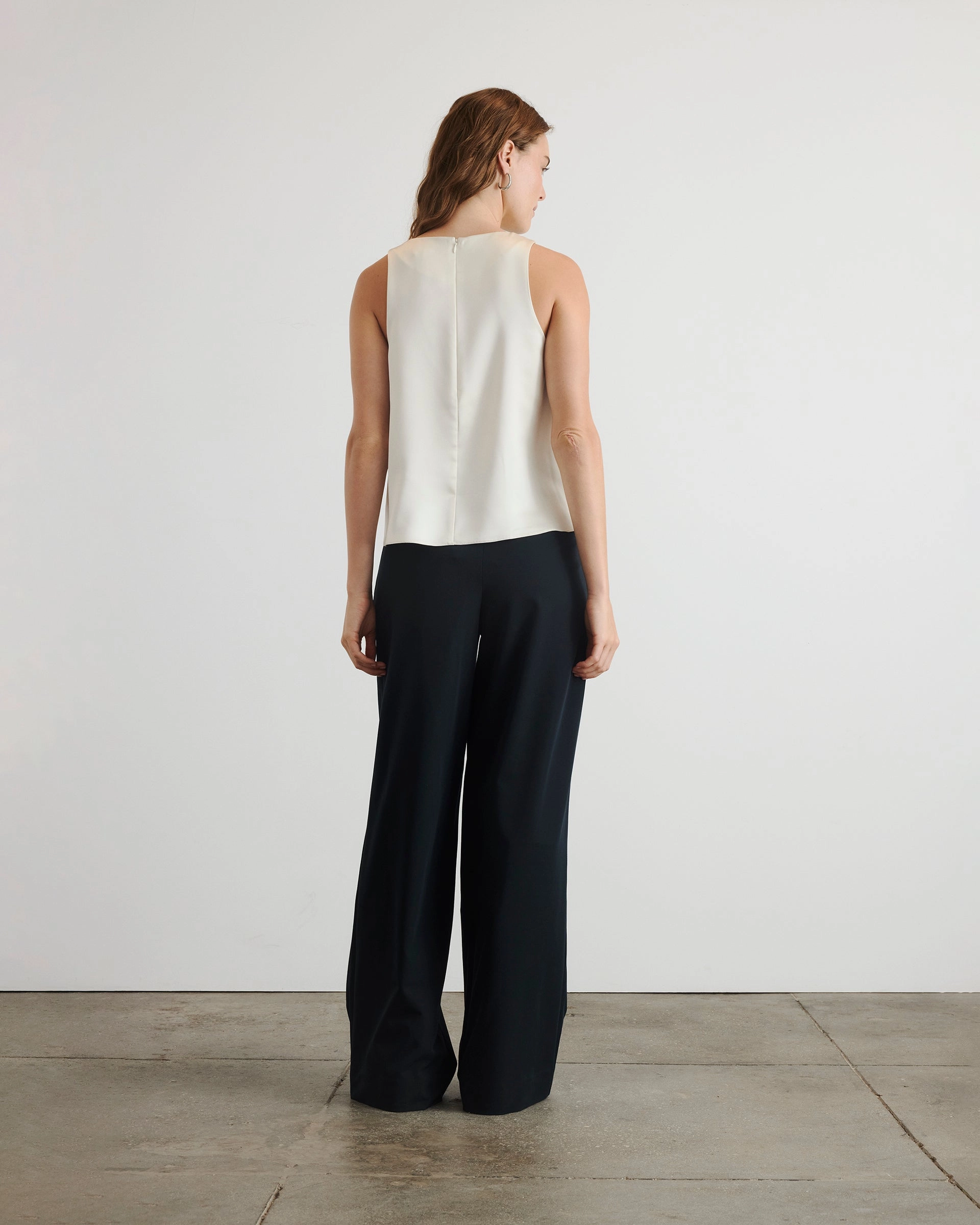 Clorinda Top Durable Chainstitch CrossGrain Fabric