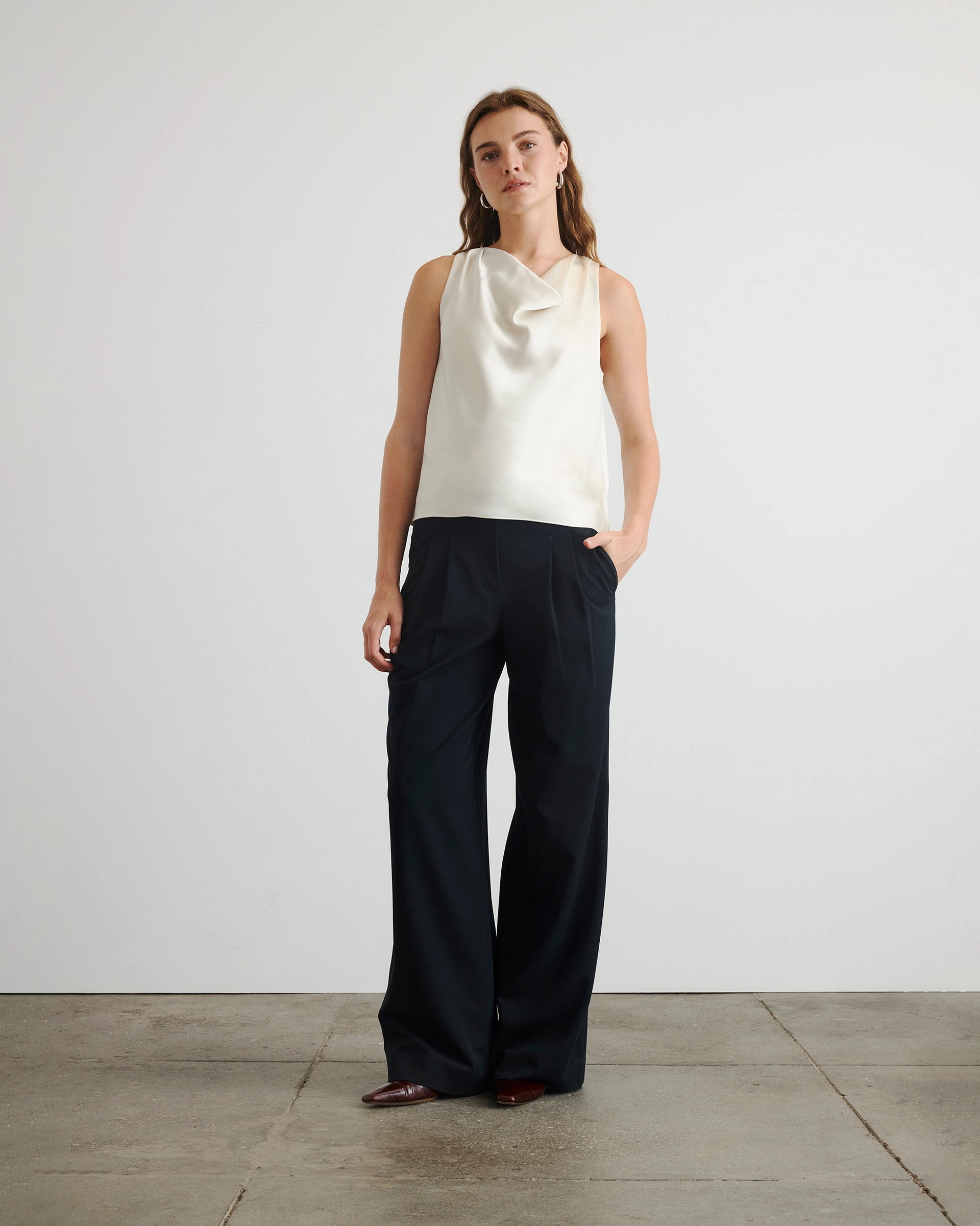 Clorinda Top Biodegradable Fiber Composition FrenchTerry