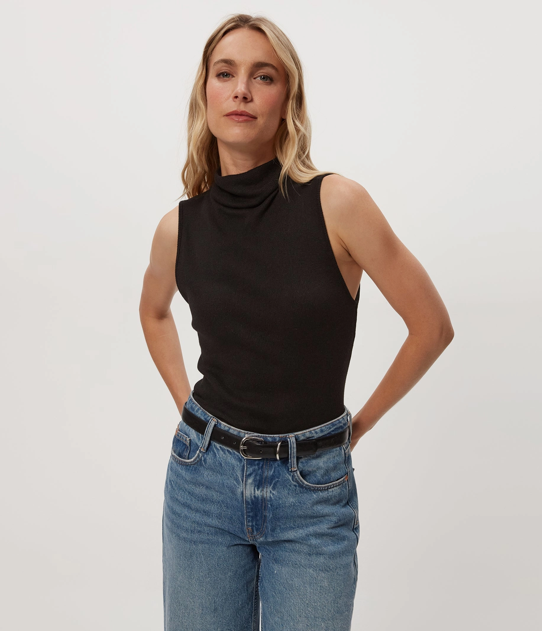 Soft Sweater Noise Reduced Zipper ZIRA SHINE TANK