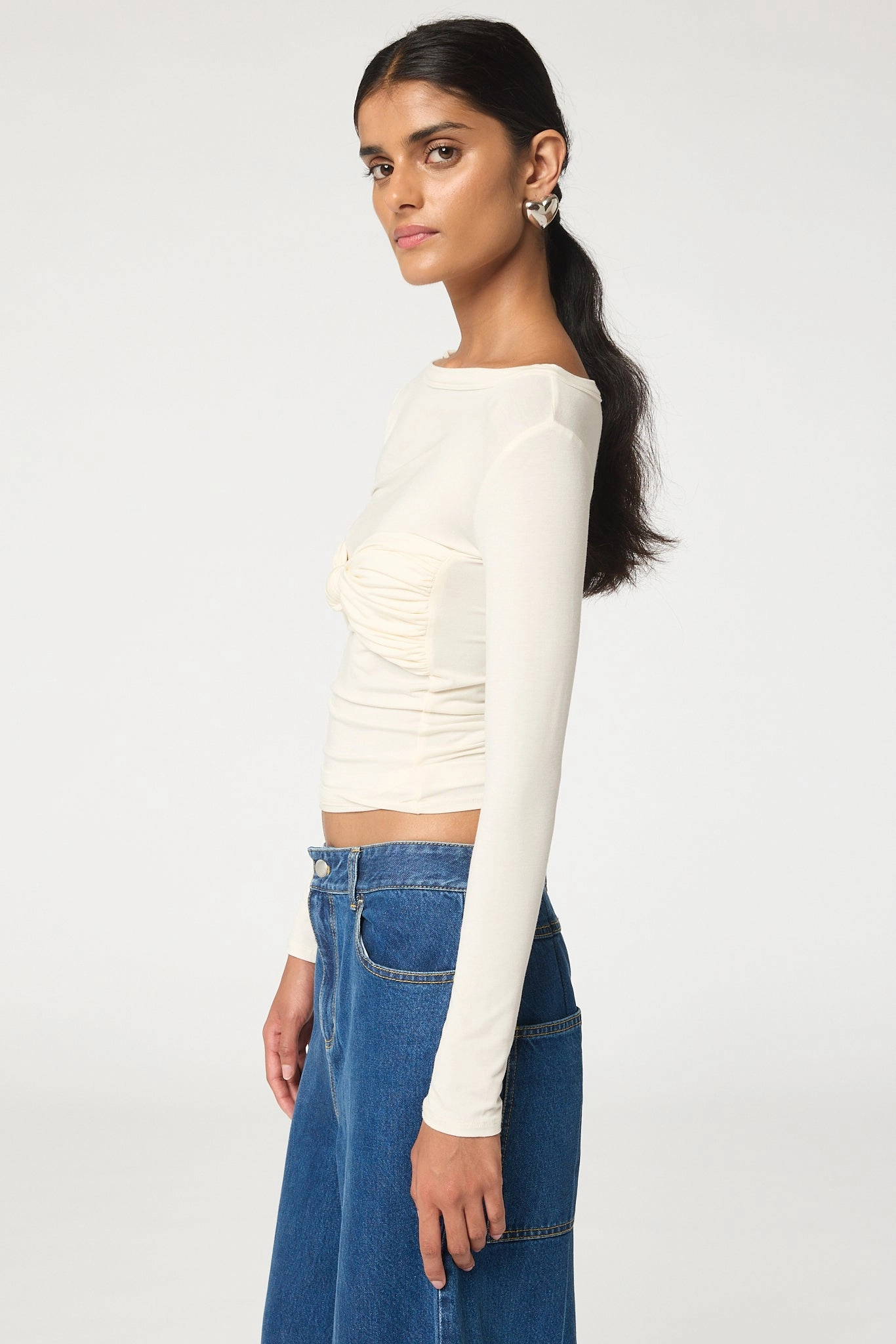 ZOE TOP ribbed texture