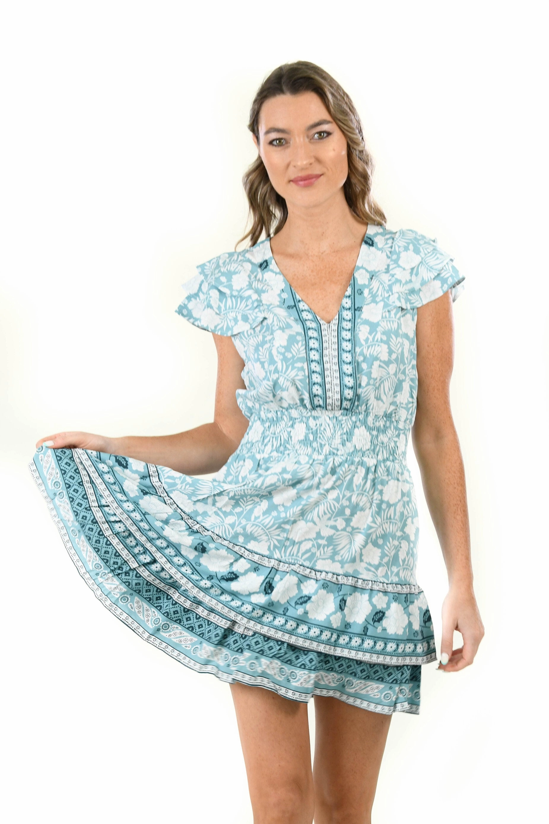 Smooth Look Zoey Dress / Lagoon